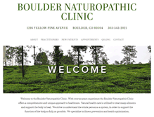 Tablet Screenshot of bouldernaturopathic.com